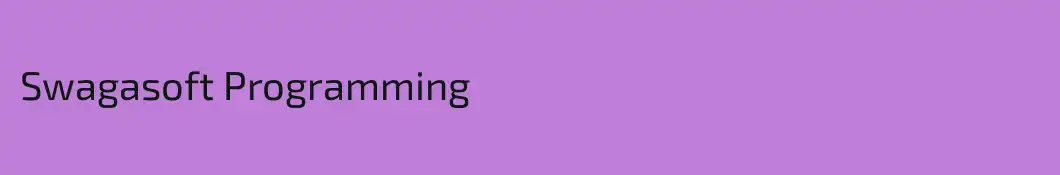 Swagasoft Programming